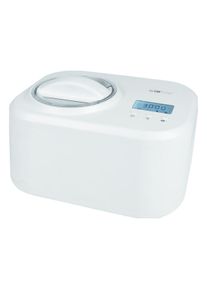 Clatronic ICM 3799 2in1 Eiscreme- und Joghurtbereiter, Timer, 4 Programme, bis 1 L Eiscreme, weiß (263994)