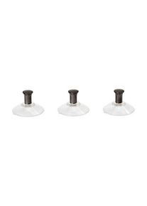 Tchibo - 3 Haken mit Saugnapf - schwarz