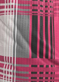 Ruudullinen pussilakanasetti, petrooli, 1x 80/80cm, 1x 135/200cm, bonprix
