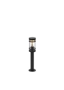 Qazqa Moderne buitenlamp zwart 50 cm IP44 - Gleam