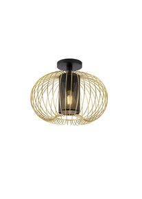 Qazqa Design plafondlamp goud met zwart - Marnie