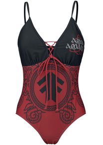 Amon Amarth EMP Signature Collection Badeanzug schwarz/rot