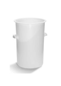 Contenitore per rifiuti rotondo in HDPE, adatto per alimenti - kaiserkraft