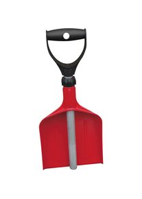 Teleskop-Handschaufel, Länge 100 mm, rot, ab 2 Stk eurokraft basic