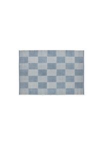 Hay - Check Rug - 140 x 200 cm - Light blue