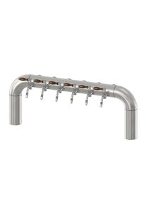 ich-zapfe Schanksäule, Bierzapfsäule, Modell Lindr Cold bridge U6, Zapfhahn NOSTALGIE, Elegante & Hochwertige für Bars & Restaurants