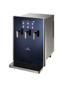 ich-zapfe Waterdispenser, bruiswater machine, sodamaker, carbonator - Bluglass Plus, op tafel