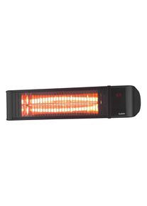 ich-zapfe Chauffage exterieur, Chauffe terrasse, radiateur extérieur, chauffage terrasse - Modell Golden 2000 Amber Foc, avec grille de protection, aluminium, 