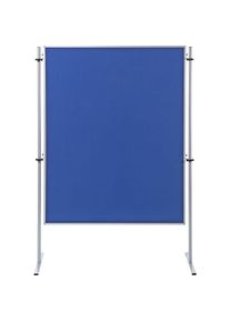 eurokraft basic Pared separadora funcional, tapizado de tela, H x A 1500 x 1200 mm, azul real, UE 1 unid.