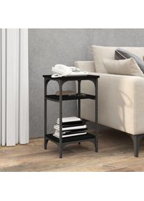 MAISONCHIC - Table d'appoint Bout de canapé Table basse Noir 35x30x60 cm Bois d'ingénierie 53819