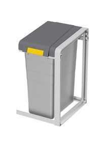 Hailo Afvalbaksysteem voor kringloopmateriaal ProfiLine Eco, flexibel, inhoud 1 x 38 l, b x h x d = 355 x 560 x 395 mm, uitbreiding