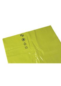 Großvolumen-Abfallsäcke PREMIUM, LDPE, 120 l, LxBxH 700 x 250 x 1200 mm, 50 μm, gelb, VE 200 Stk