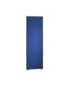 Pared separadora, fieltro, marco gris pizarra, azul, H x A 1950 x 650 mm