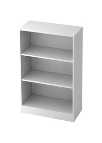 Regal, Höhe 1270 mm, 2 Fachböden, weiß