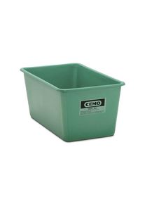 CEMO Grote bakken van gvk, inhoud 300 l, l x b x h = 1170 x 690 x 520 mm, groen