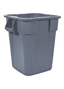 Rubbermaid Universele bak BRUTE , vierkant, inhoud 151 l, grijs
