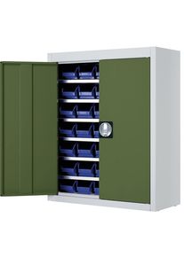 Armadio magazzino con cassette Mauser