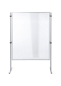 eurokraft basic Pared separadora funcional, placa de policarbonato con nervadura, H x A 1500 x 1200 mm, UE 1 unid.