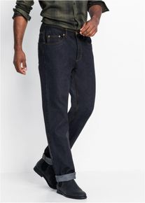 bonprix Dżinsy z elastycznymi wstawkami w talii CLASSIC FIT STRAIGHT czarny 31
