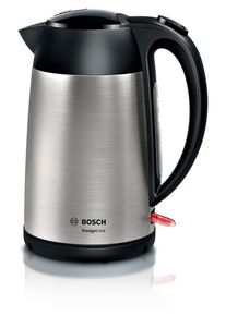 Bosch Wasserkocher TWK3P420 - Rostfreier Stahl/Schwarz - 2400 W