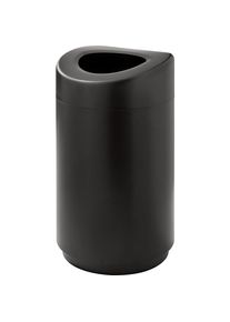 Designer-afvalbak, staal, inhoud 120 l, h x Ø = 850 x 508 mm, met binnenemmer