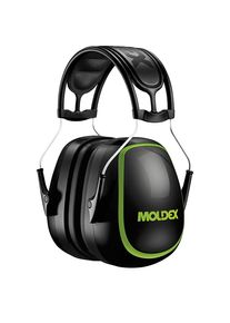 Moldex Auriculares de protección auditiva M6, SNR = 35 dB, negro y verde