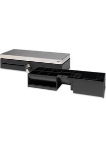 SAFESCAN Klapdeksel voor kassalade, SAFESCAN SD-4617S, 6 vakken voor bankbiljetten en 8 voor muntgeld
