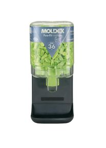 Moldex Estación de protección auditiva incluidos tapones para los oídos, PuraFit verde, SNR 36 dB, incluidos 250 pares de PuraFit