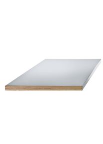 LISTA Werkblad voor werkbank in modulair systeem, plaatstalen toplaag op tussenlaag van multiplex, b x d = 2000 x 750 mm, dikte 40 mm