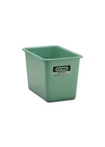 CEMO Grote bakken van gvk, inhoud 200 l, l x b x h = 873 x 572 x 585 mm, groen