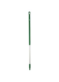 Aluminiumstiel, ergonomisch, Ø 31 mm, Länge 1310 mm, VE 10 Stk, grün vikan