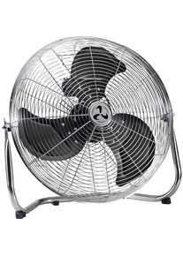Vloerventilator met draaggreep, staal verchroomd, ventilator met 3 standen, propeller-Ø 500 mm, vanaf 3 st.