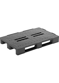 ratioform Kunststof pallet, l x b x h = 1200 x 800 x 146 mm, basaltgrijs, vanaf 10 st.