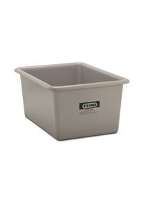 CEMO Grote bakken van gvk, inhoud 550 l, l x b x h = 1320 x 970 x 620 mm, grijs