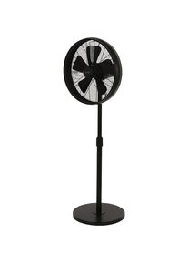 Designventilator staand model, h x b x d = 1500 x 460 x 410 mm, zwart