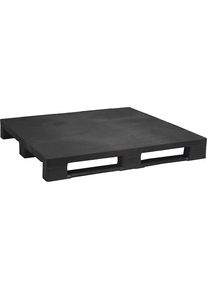ratioform Palet de plástico con listones de deslizamiento, L x A 1200 x 1000 mm, antracita