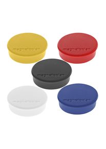 MAGNETOPLAN Magneet DISCOFIX HOBBY, Ø 25 mm, VE = 100 stuks, gesorteerd