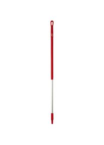 vikan Aluminium steel, ergonomisch, Ø 31 mm, lengte 1310 mm, VE = 10 stuks, rood