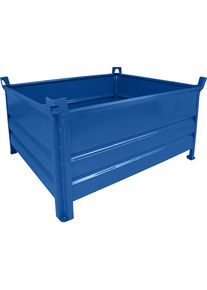 Vollwand-Stapelbeh&auml;lter, BxL 1000 x 1200 mm, Traglast 1000 kg, blau, ab 10 Stk Heson