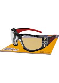 Red Vision veiligheidsbril, met hoofdband, heldere lens, rood/zwart, vanaf 50 stuks