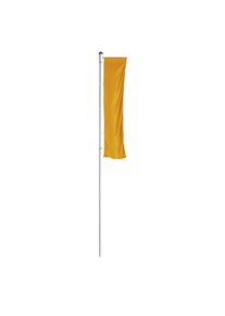 Mannus Aluminium vlaggenmast PRESTIGE, met stabilisator, hoogte bovengronds 6 m, Ø 75 mm
