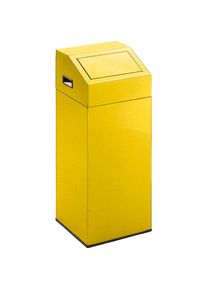 Wertstoffsammler, selbstlöschend, Volumen 45 l, BxHxT 320 x 790 x 320 mm, verkehrsgelb eurokraft pro