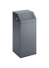 eurokraft pro Recipiente para separar materiales, autoextinguible, capacidad 76 l, A x H x P 380 x 890 x 380 mm, plata vieja