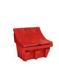 Universal- und Streugutbehälter aus Polyethylen, Inhalt ca. 150 l, rot
