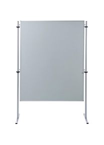 eurokraft basic Functionele scheidingswand, textielbekleding, h x b = 1500 x 1200 mm, lichtgrijs, VE = 1 stuk