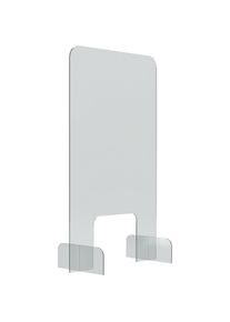 MAGNETOPLAN Mamparas de mostrador y de sobremesa, cristal acrílico, transparente, 5 mm de grosor, H x A x P 845 x 495 x 240 mm