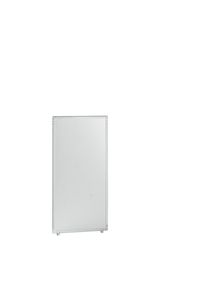 Scheidingswand, kunststof, frame lichtgrijs, 650 x 1300 mm