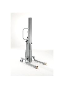 Multimontacargas, en acero inoxidable, carga máx. 300 kg, con 2 ruedas de carga