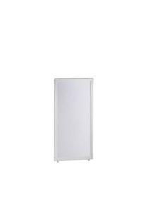 Pared separadora, vidrio acrílico, transparente, 650 x 1300 mm