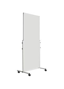 Whiteboard, mobil, Stahlblech, emailliert, HxBxT 1900 x 815 x 505 mm SMIT VISUAL